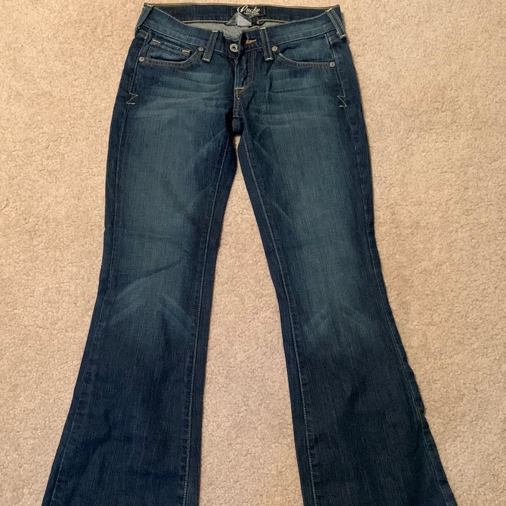Women's Lucky Brand Medium-Dark Wash Denim Flare
